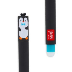 Stylo effaçable Turquoise Pingouin - Legami -