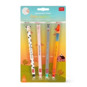 Set de 4 stylos Legami Ferme