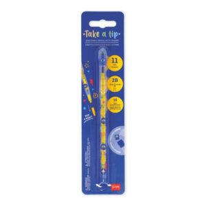 Crayon empilable avec Gomme Legami Monstre