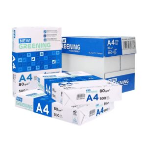 Ramette de papier A4 80gr New Greening Blanc