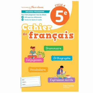 Cahier d'activité de Français 5è 2026 (MARIE)