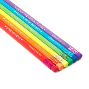 Set de 6 crayons à papier Legami Happiness for every day