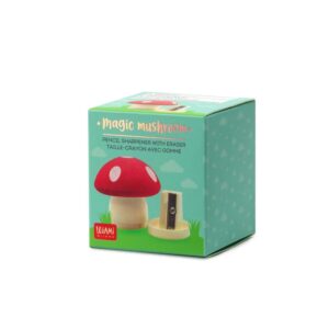 Taille-crayon avec gomme Legami Champignon