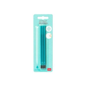 3 recharges stylo à encre gel Legami Turquoise