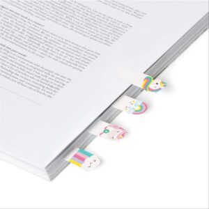 Marque pages adhésifs Licorne Legami