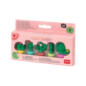 Set de 5 gommes parfumées Cactus Legami