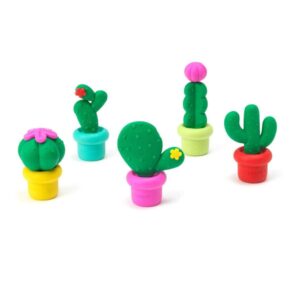 Set de 5 gommes parfumées Cactus Legami