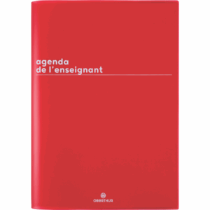Agenda enseignant BOREL ROUGE - Oberthur -