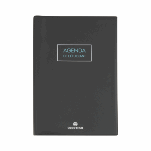 Agenda 1jour CIRRUS NOIR - Oberthur -